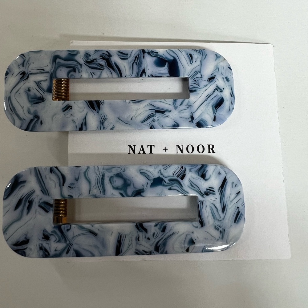 NWT Nat + Noor Barette Duo in Ocean
